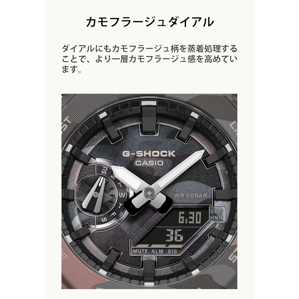 [Casio] G-Shock Watch (Domestic Genuine Product) GA-2100CMD-8AJF Men's Gray (Uses Environmentally Friendly Materials)