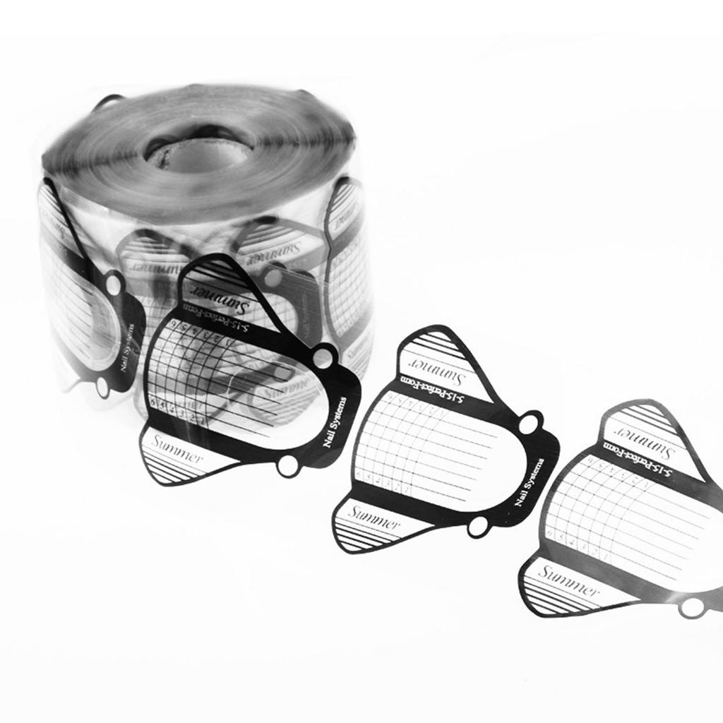 20/100/500 stk Negleforlengelsesformer for Profesjonell og DIY-bruk Manikyrtilbehør for Komplekse Neglekunstdesign