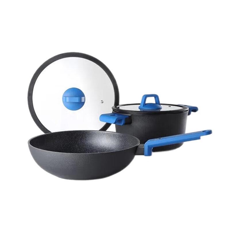 DESLON Blue Shark Non-stick Cookware Set
