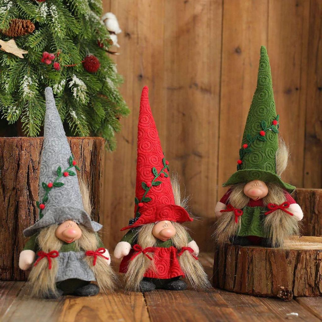 Christmas Decorations Christmas Big Nose Faceless Santa Dwarf Dolls Christmas Decoration Gnomes Plus