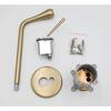 Basin Faucet Single Lever Rotation Wall Mounted  Brass Mixer Tap Bathroom Basin Water Sink Mixer In-Wall Style