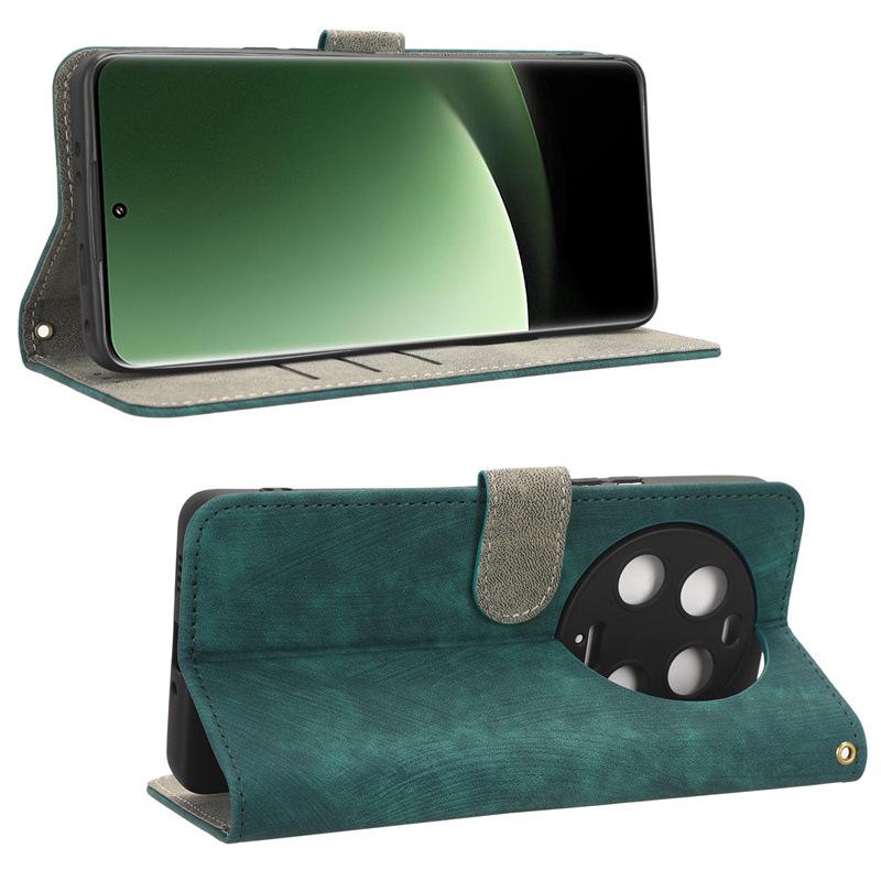 Xiaomi 13 Ultra Leather Case with Card Slot, Magnetic Anti-fall Protection, and Stand Wallet