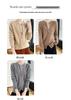 Cardigan lavorato a maglia con doppia zip slim fit stile retrò 2026 - Giacca maglione casual da donna girocollo
