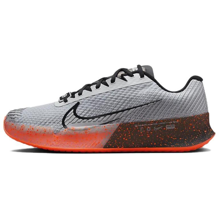 Nike Court Air Zoom Vapor 11 HC Premium Pure Platinum Black Crimson Men s FQ7721-001 EU 41