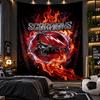 Wall Hanging Tapestry Scorpions Print Cloth for Living Room Bedroom Home Decor