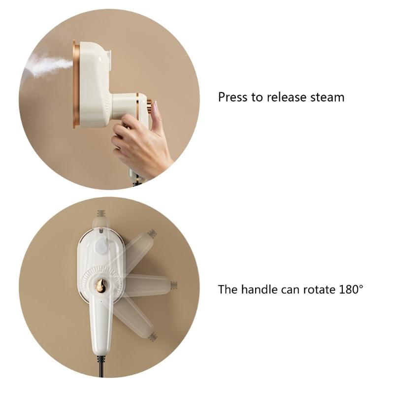 Multifuntional Handheld Clothing Steamer Steaming Iron Portable Fabric Iron Suitable for Household and Office Use