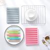 8 Cavities Silicone Chocolate Moulds Crayon Molds Semi-Cylindrical Strip Shaped