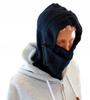 Scarvel Hat Scarf Fleece Balaclava Navy Blue