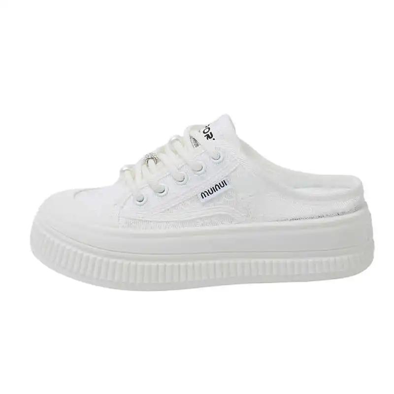 Fashion Platform Lace Up Basketball Tennis For Black Woman Platform Sneakers Shoes Boots With Heel Woman Sports Tensi Footwear