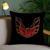 Golden P-Pontiac Cushion Cover Plush Fabric Soft Double-Sided Printed Sofa Pillow Case Colorfast Home Decor Gift