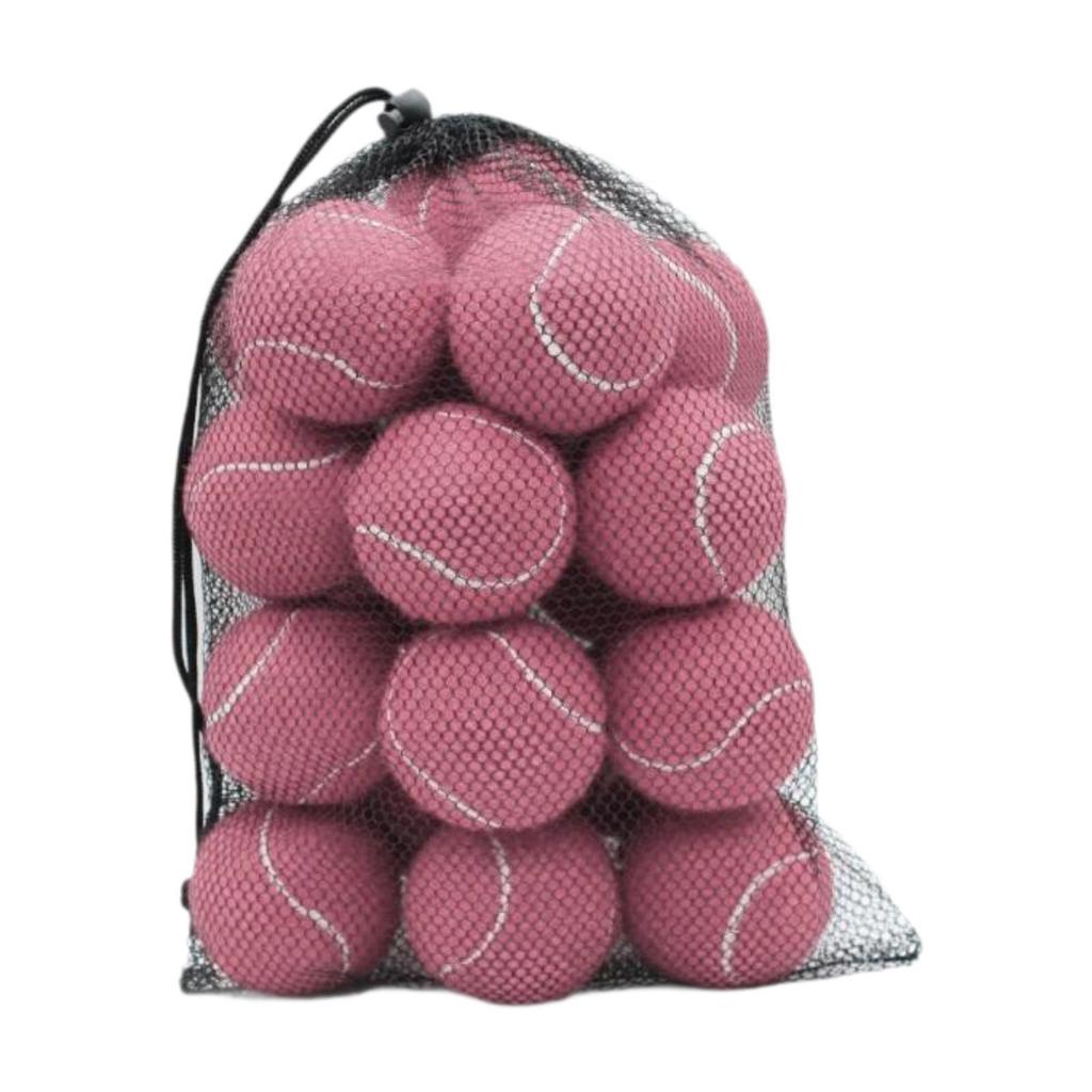 20x Tennis Balls 6.4 cm Diameter Pet Dog Tennis Balls Training Balls for Games Beginners Entertainment Outdoor Racquet Sports