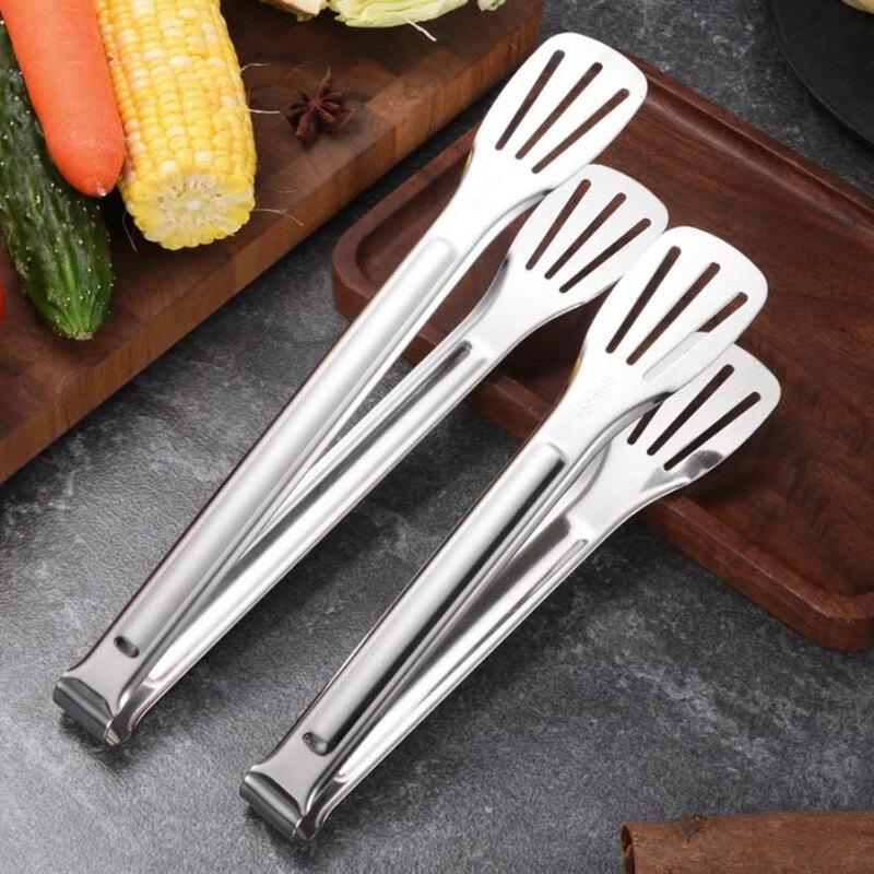 Thickened Stainless Steel Food Tongs