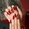 European & American Christmas Press-On False Nails Set