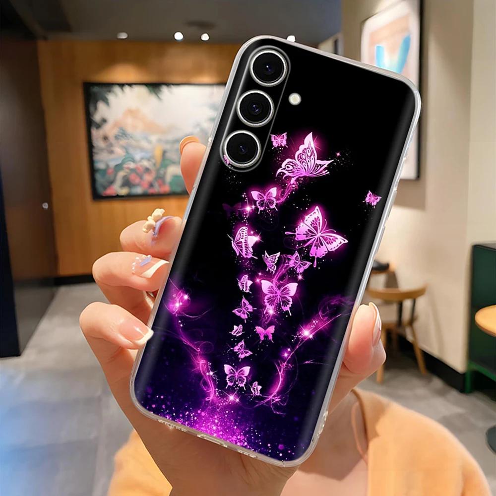 A14 Hülle Für Samsung Galaxy A14 Hülle Niedliche Blume Klare TPU Weiche Silikon Rückseite Für Samsung A14 5G GalaxyA14 A 14 Handyhüllen