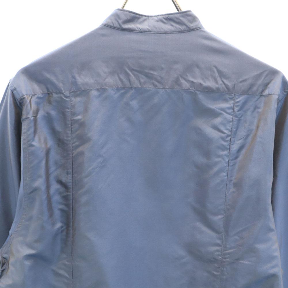 Unused GIORGIO ARMANI Made In Italy Long Sleeve Band Collar Shirt Women Used