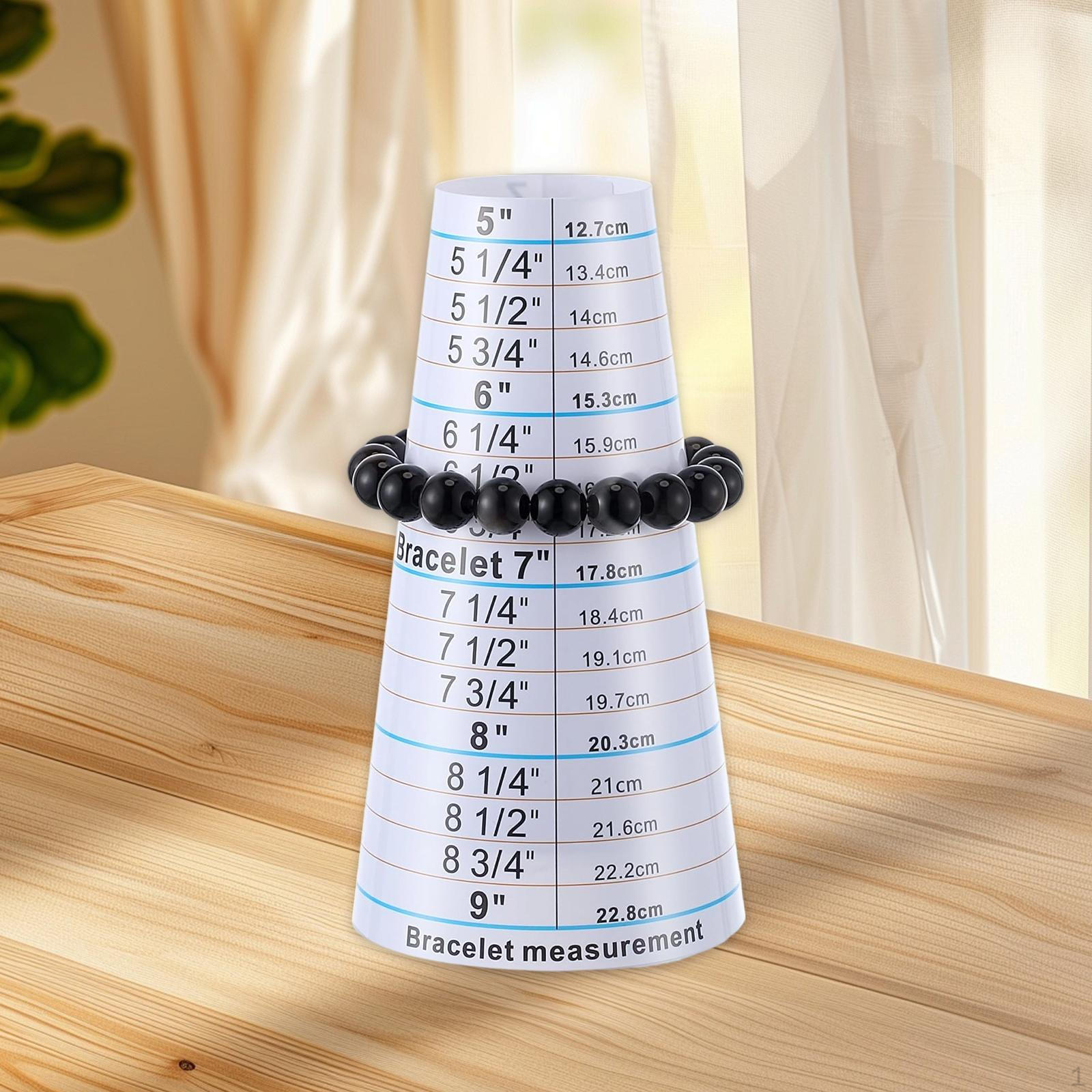 

Bracelet Mandrel, Sizer Measuring Tool, Travel Friendly Bangle Gauge for Jewelry