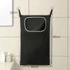 Over-the-Door Hanging Laundry Basket Wall-mounted Dirty Clothes Storage Organizer for Bathroom Toy Storage