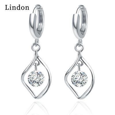 Lindon Zircon Copper Alloy Earrings Drop Earrings For Women Wedding Party Gifts