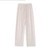 Glutinous Rice Pants Women's Spring and Autumn New High-end Loose Lazy Drooping Straight High-waisted Casual Wide-leg Pants