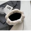 Gentle and Furry Women's Handbag, Fashionable and Versatile Solid Color Crossbody Bags, Suitable for Commuting and Banquets