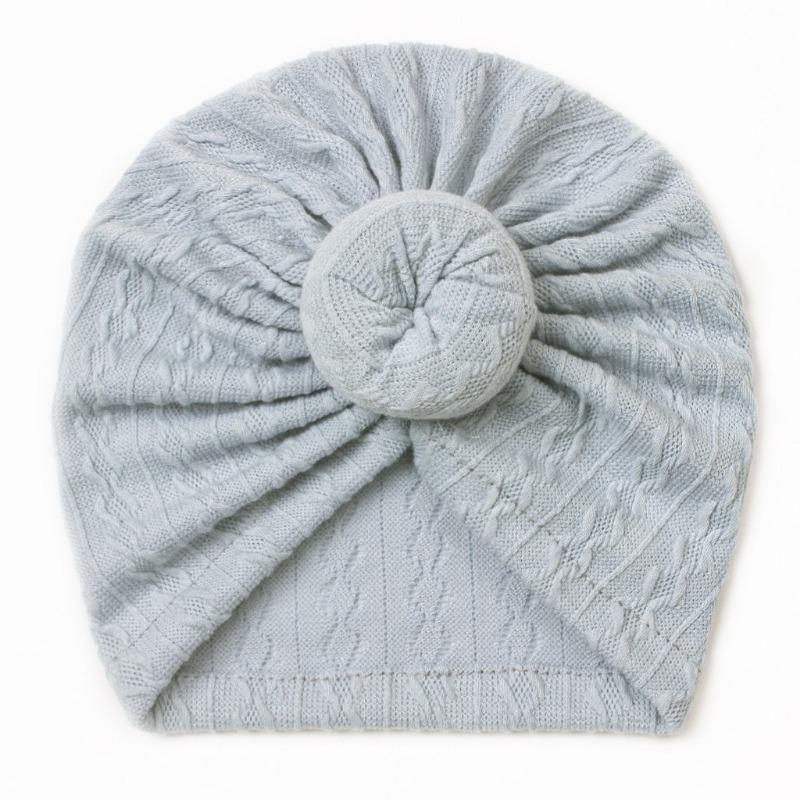 New Baby Boneless Hat, Children's Jacquard Cute Hat, Donut Fontanelle Protector, Baby Tip