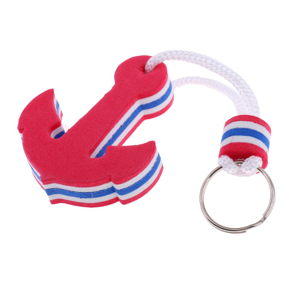 Floating Key Ring Marine Boat Anchor Buoyant Key Chain EVA Material for Nautical Accessories and Fishing Boat