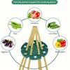 5pcs Green Plastic Plant Supports For Peas Beans Tomatoes Cucumbers Featuring Multiple Rings Supports Gardening Accessories