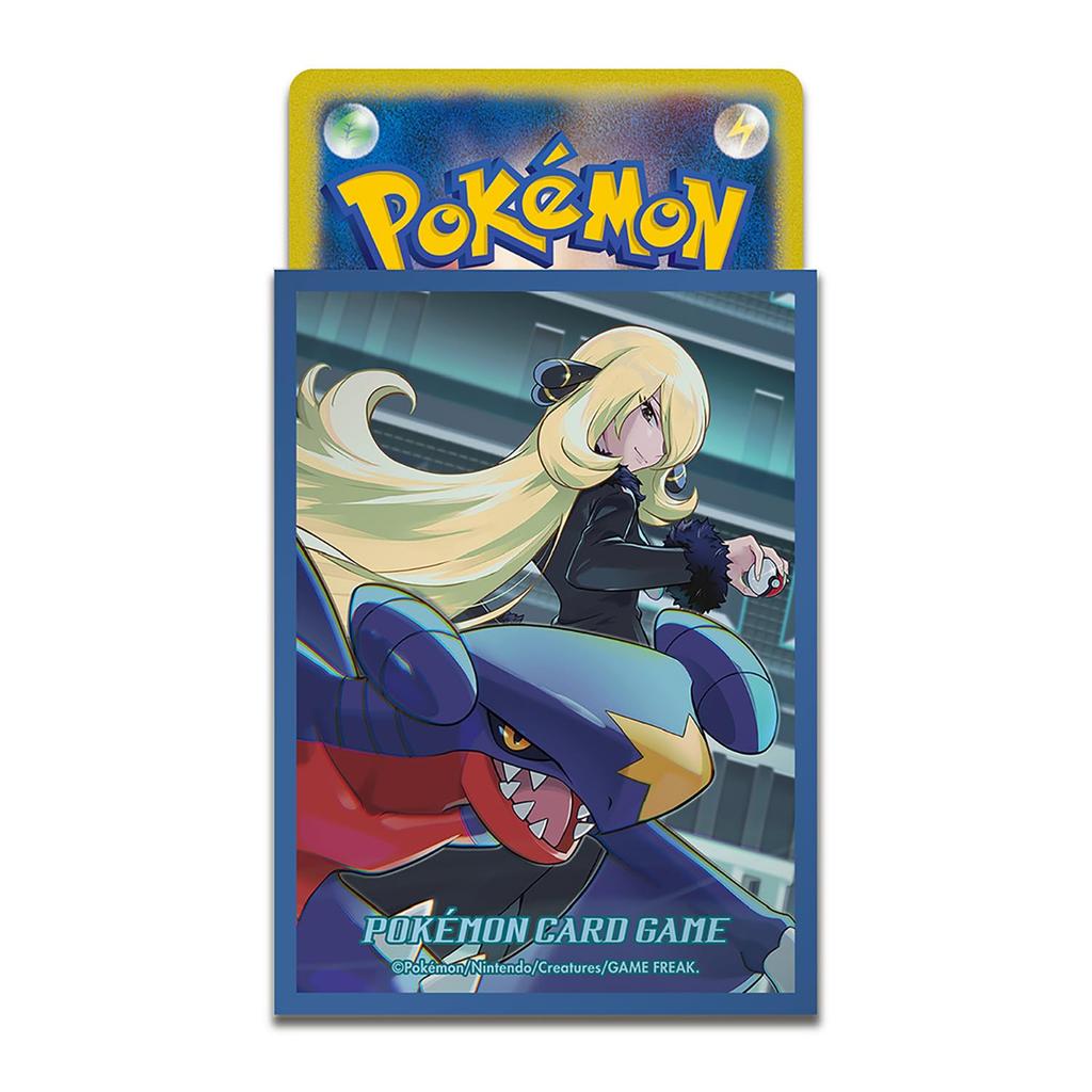 Pokémon Center Original Pokémon Card Game Deck Shield Cynthia & Garchomp Ver. 2 [Blue]