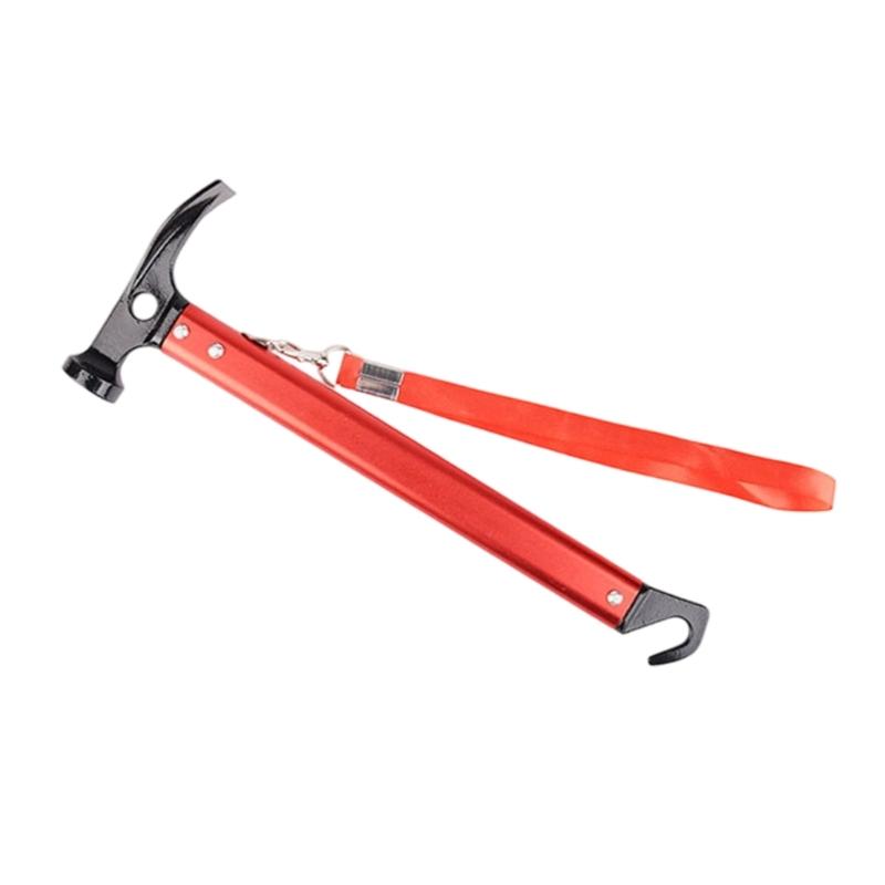 Outdoor Multifunctional Camping Mallets Tent Peg Puller Stake Nails Remover Tent Mallets Tent Peg Remover for Camping