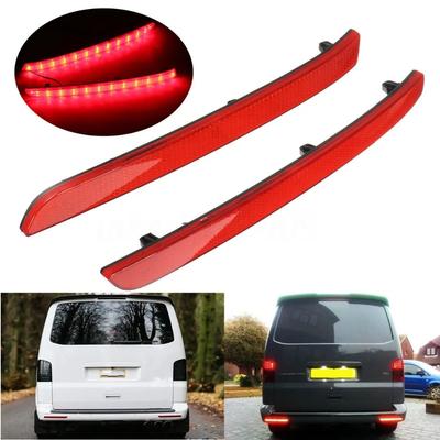 2x Heckstoßfänger Reflektor LED Rücklicht Bremslicht Für VW Transporter T5 2012-2016 2013 2014 2015