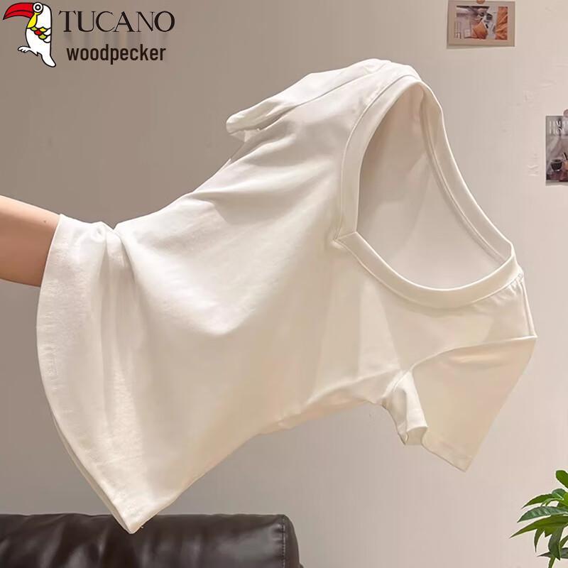 Women's V-neck Slim-fit Short-sleeve T-shirt
