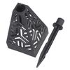 Cemetery Vase Decorative Plastic Cone Shaped for Lawn and Graveyard with Drainage Hole Grave Decoration