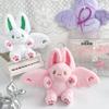 Cute and Cute Flying Bat Rabbit Doll Children's Backpack Mini Grabbing Machine Doll Keychain Plush Doll Pendant