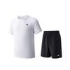 Training Series Summer Casual Sports Suit Men Suits Pure-White 952627201-6
