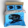 Profile silhouette with splashes. Bedding sets Duvet cover sets Duvet covers Pillowcases(1 * Duvet Cover 2 * Pillowcases without duvet insert)