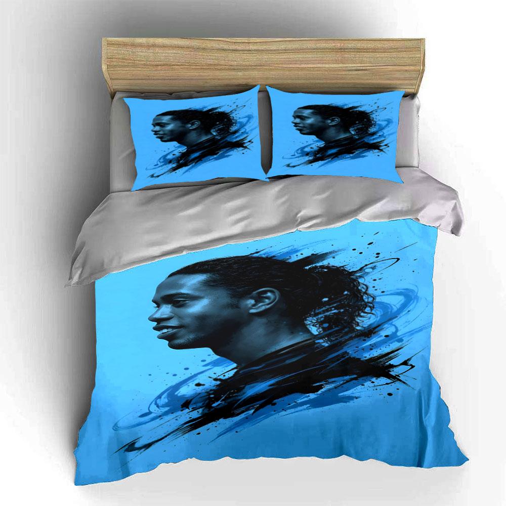 Profile silhouette with splashes. Bedding sets Duvet cover sets Duvet covers Pillowcases(1 * Duvet Cover 2 * Pillowcases without duvet insert)