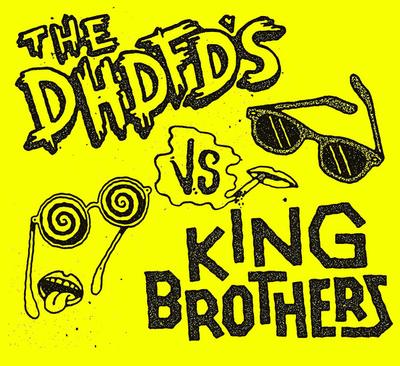 CD KING BROTHERS/THE DHDFD’S - The DHDFD's VS KING BROTHERS  FAMC136 King Brothers,  2014 Giappone Rock Usato