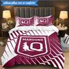 3PCS Australia Maroons Rugby Team Emblem Bedding Set 2D Printing (Includes 1 Duvet Cover + 2 Pillowcases Coreless), Bedroom decor,Fan gift