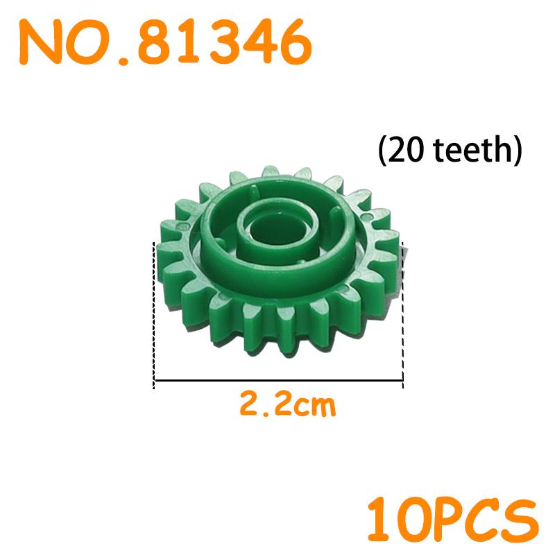 Non-Toxic 3590 Gear 12 Tooth With Clutch Building Blocks 81346 20 Tooth Transmission Gear Moc Technical Parts 76244 24 Tooth Clutch Gear