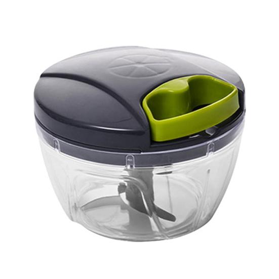 Garlic Peeler Manual Food Chopper with Sharp 420 Stainless Steel Blades Onions Vegetables Fruits Nuts Herbs Garlic Masher