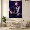 Live Performance Acoustic Guitar Showcase Tapestry Fashion Print Wallmounted Christmas Gift Home Decor Background Cloth