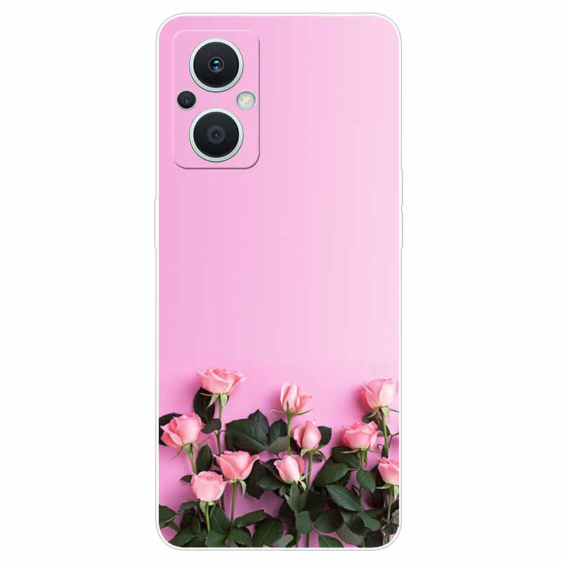 Soft Case for Reno8 Lite Cover Print TPU Silicone Clear Funda Cases for OPPO Reno 8 Lite 5G Case Reno8Lite Slim Landscape Cat