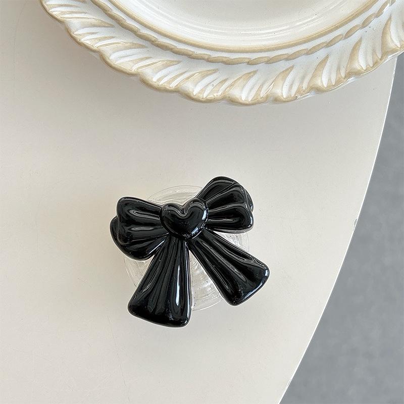 Colorful Bow Mobile Phone Airbag Bracket Wind Paste Retractable Women'S Desktop Bracket Creative