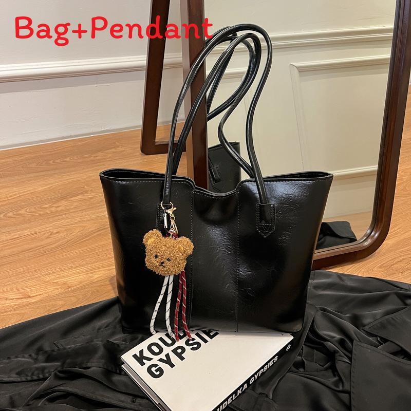 Casual Pu Tote Bag With Top Zipper And Inner Phone Pocket For Women
