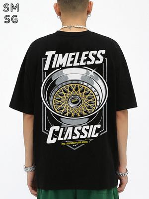 BBS Short Sleeve Modified Car Culture Shirt Wheel Hub JDM Palace WHEELS Men's and Women's Cotton Large Size T-Shirt Top - Men...