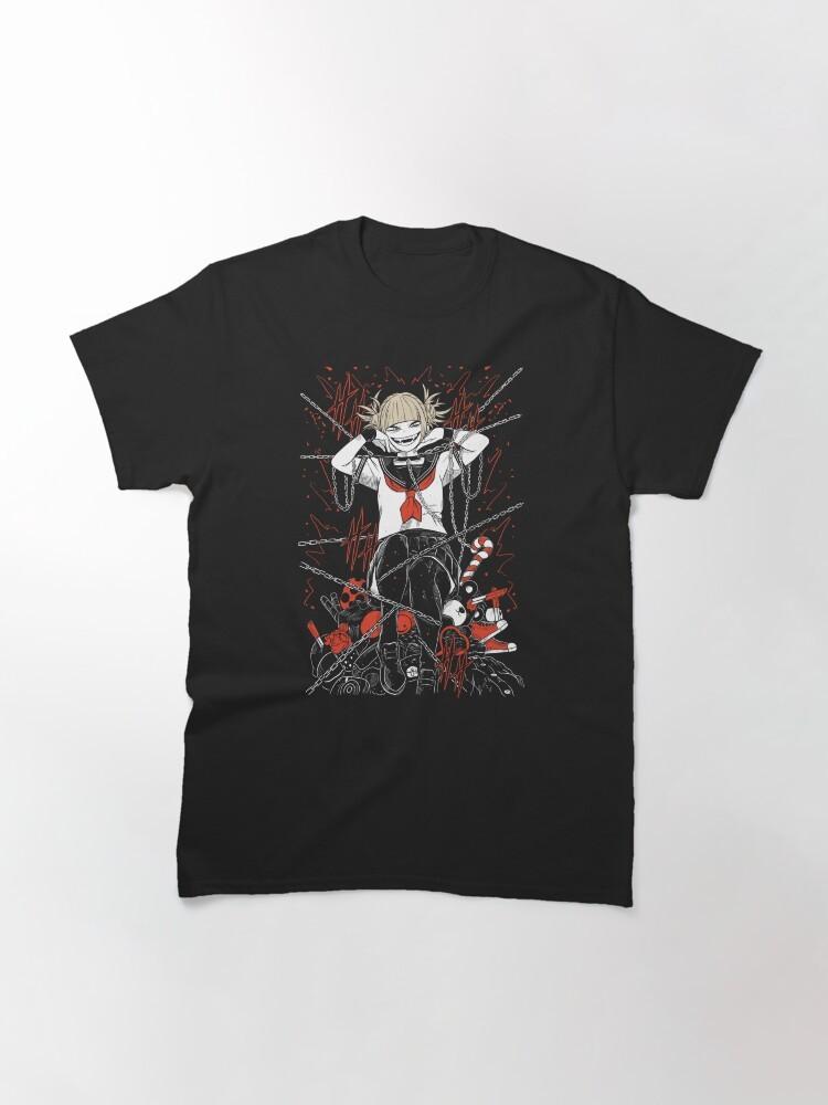 

Anime My Hero Academia Himiko Transforming Cute Villain Black T-shirt Size S-5XL Unisex T-Shirt XXL
