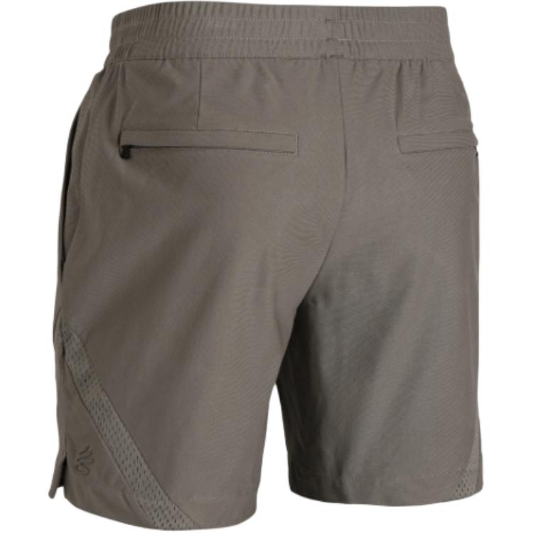 Under Armour Comfortable Solid Color Stretch Casual Shorts Men shorts Smoke-Gray 1383425-200