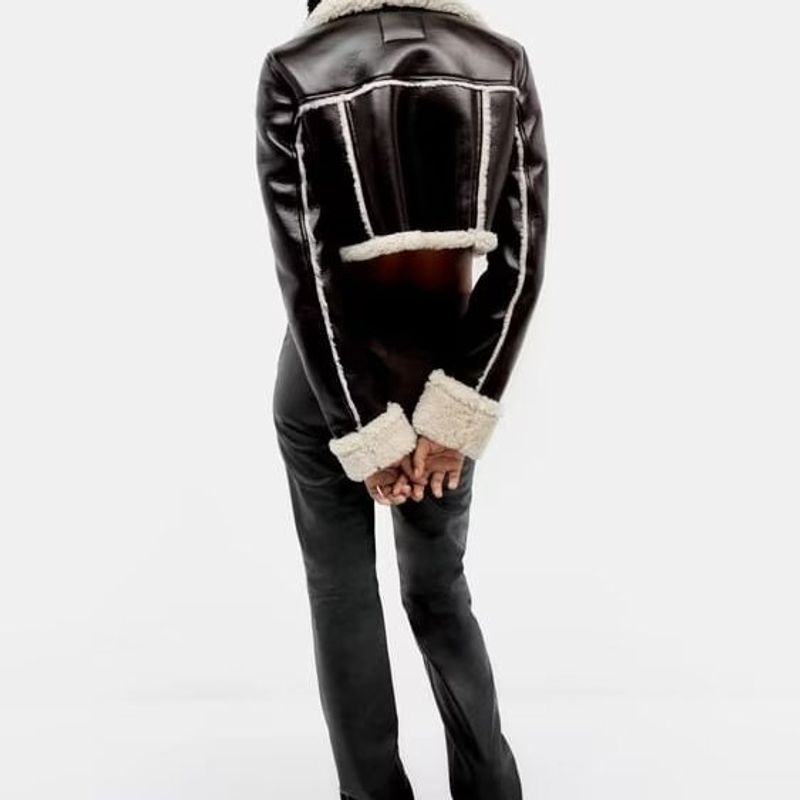 Zbzr Autumn New Women Clothes Western Style Versitile Fashion Lapel Short Long Sleeve Jacket 4341806