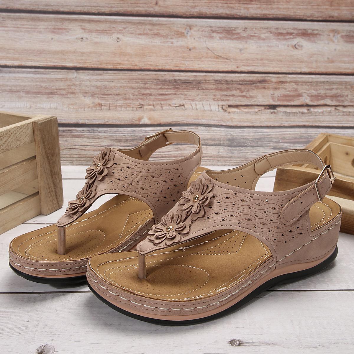 

Внешний размер летние шлепанцы с цветочным узором тапочки с семенами большого размера повседневные женские резиновые сандалии сандалии с пряжкой 43 розовый