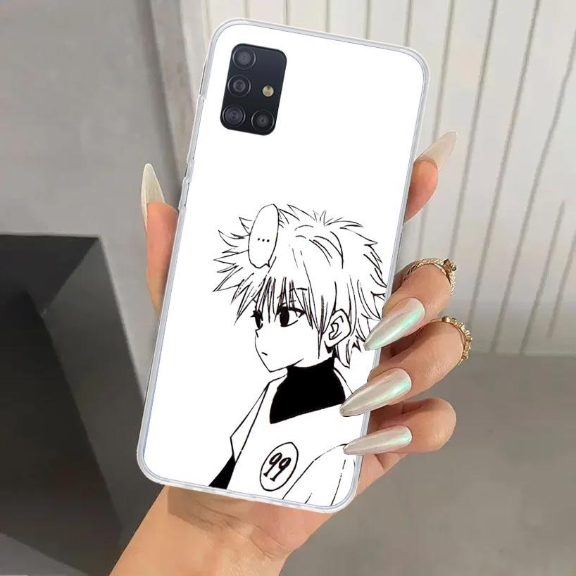 Black White Hunter HXH Phone Case for Samsung Galaxy A52 A32 A22 A12 A02S A50S A30S A10S Note 20 Ultra 10 Plus S10 A31 A20 A71 A